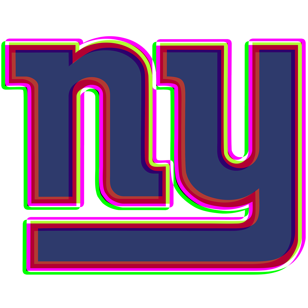 Phantom New York Giants logo decal supplier